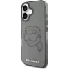 Karl Lagerfeld IML Rhinestones Karl Head Capa para iPhone 16 (preto)