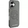 Karl Lagerfeld IML Rhinestones Karl Head Capa para iPhone 16 (preto)