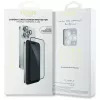 Guess BP Rhinestone Conjunto protetor de ecrã e lente da câmara 2 em 1 para Apple iPhone 16 Pro Max - prateado