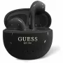 Guess Glossy Effect EggShape Printed Classic Logo Auscultadores TWS Preto