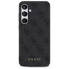 Guess 4G Metal Gold Logo Capa Traseira para Samsung Galaxy S24 FE - Cinzento