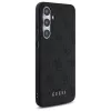 Guess 4G Metal Gold Logo Capa Traseira para Samsung Galaxy S24 FE - Cinzento