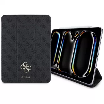 Guess GUFC11PM24PS4SGK iPad Pro 11 M4 2024 / M5 2025 Capa Folio Magnética 4G Big Logo Preto