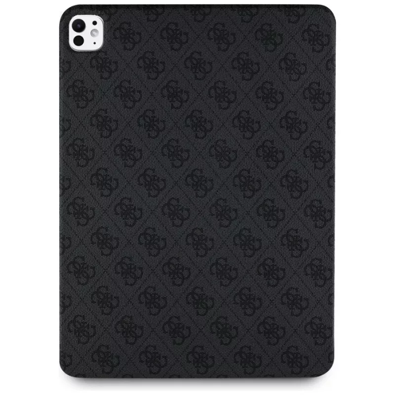 Guess GUFC13PM24PS4SGK iPad Pro 13 M4 2024 / M5 2025 Preto Capa Folio Magnética 4G Big Logo