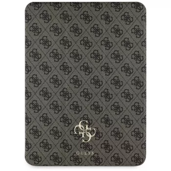 Guess GUFC13PM24PS4SGW iPad Pro 13 M4 2024 / M5 2025 Castanho Capa Folio Magnética 4G Big Logo