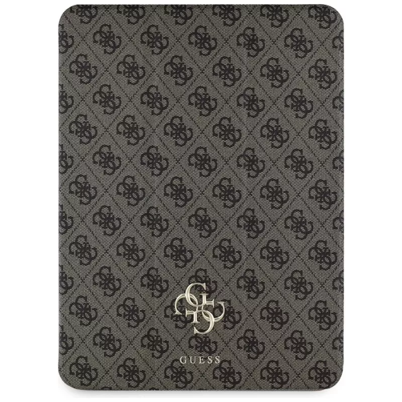 Guess GUFC13PM24PS4SGW iPad Pro 13 M4 2024 / M5 2025 Castanho Capa Folio Magnética 4G Big Logo