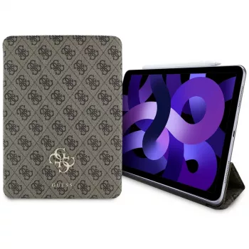 Guess GUFC11RM24PS4SGW iPad Air 11 M2 2024 / M3 2025 / M4 2026 Castanho Capa Folio Magnética 4G Big Logo