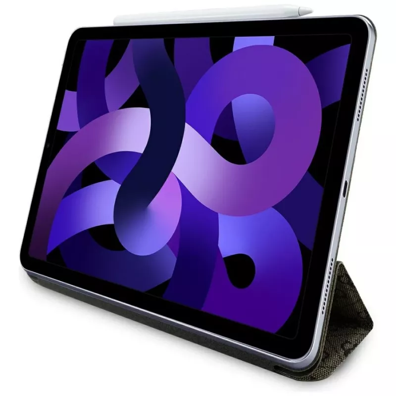 Guess GUFC13RM24PS4SGW iPad Air 13 M2 2024 / M3 2025 / M4 2026 Castanho Capa Folio Magnética 4G Big Logo
