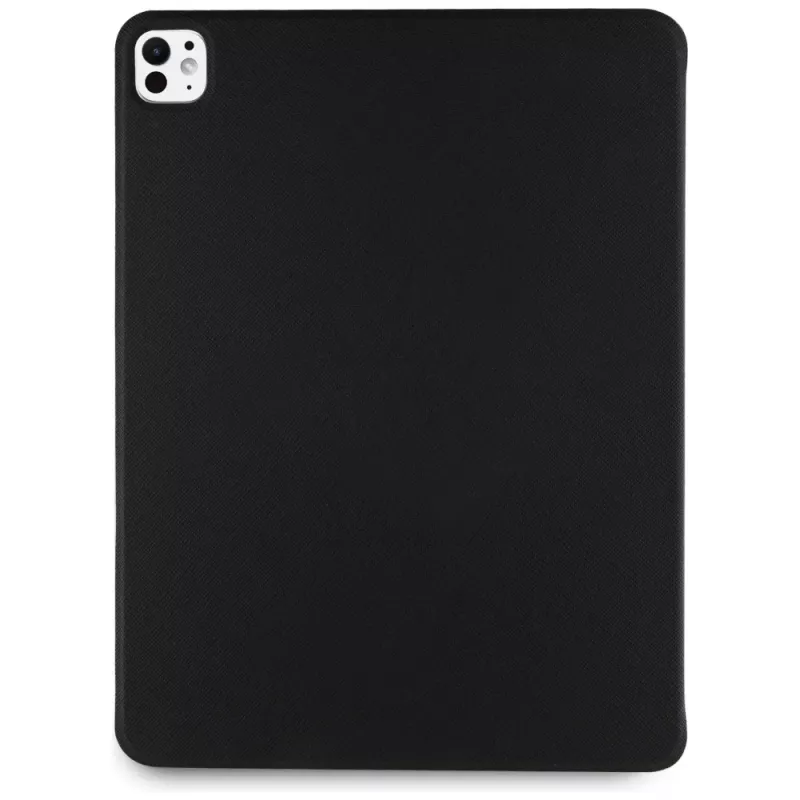Karl Lagerfeld KLFC13PM24SAKCK capa tipo livro para iPad Pro 13 M4 2024 / M5 2025, preta, Saffiano, magnética, Karl & Choupette
