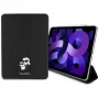 Karl Lagerfeld KLFC11RM24SAKCK iPad Air 11 M2 2024 / M3 2025 / M4 2026 Capa Tipo Livro Preto Saffiano Magnética Karl & Choupette