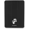 Karl Lagerfeld KLFC11RM24SAKCK iPad Air 11 M2 2024 / M3 2025 / M4 2026 Capa Tipo Livro Preto Saffiano Magnética Karl & Choupette