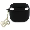 Guess Silicone 4G Charm Capa para AirPods 4 - Preto