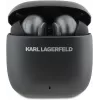 Auscultadores TWS KARL LAGERFELD Metal Printed Logo com ANC/ENC - pretos