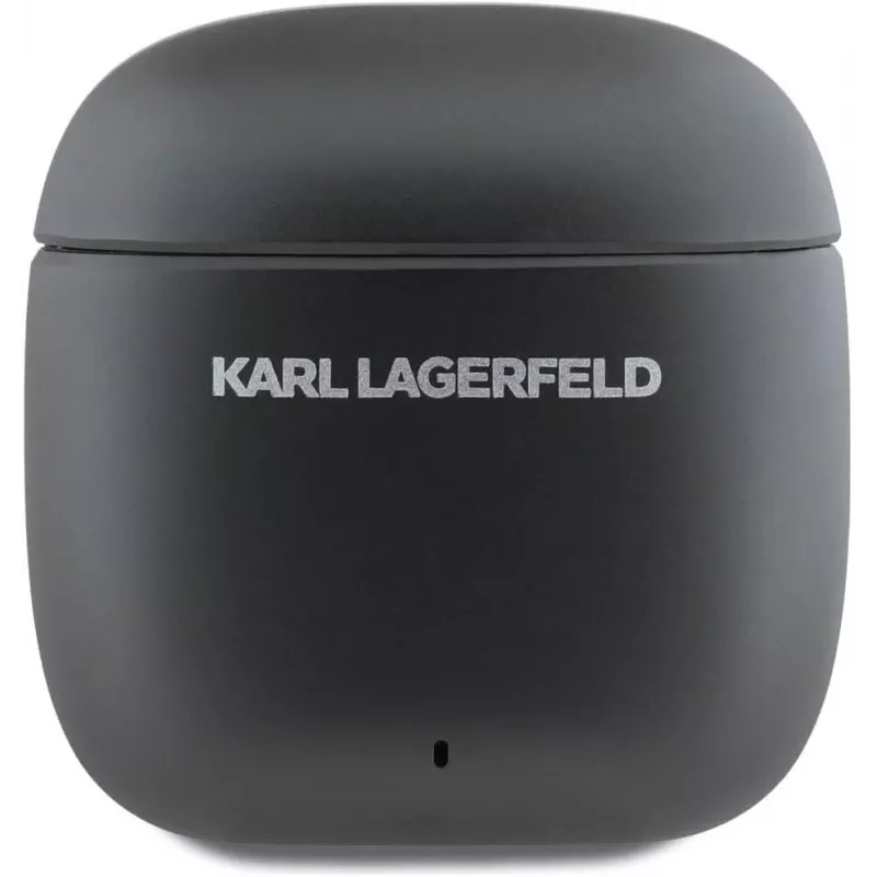 Auscultadores TWS KARL LAGERFELD Metal Printed Logo com ANC/ENC - pretos