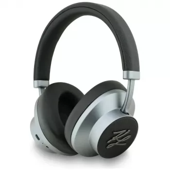 Auscultadores over-ear Bluetooth ANC KARL LAGERFELD Grained Initials pretos