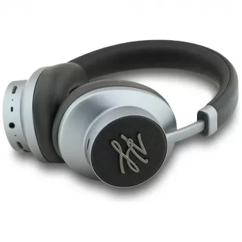 Auscultadores over-ear Bluetooth ANC KARL LAGERFELD Grained Initials pretos