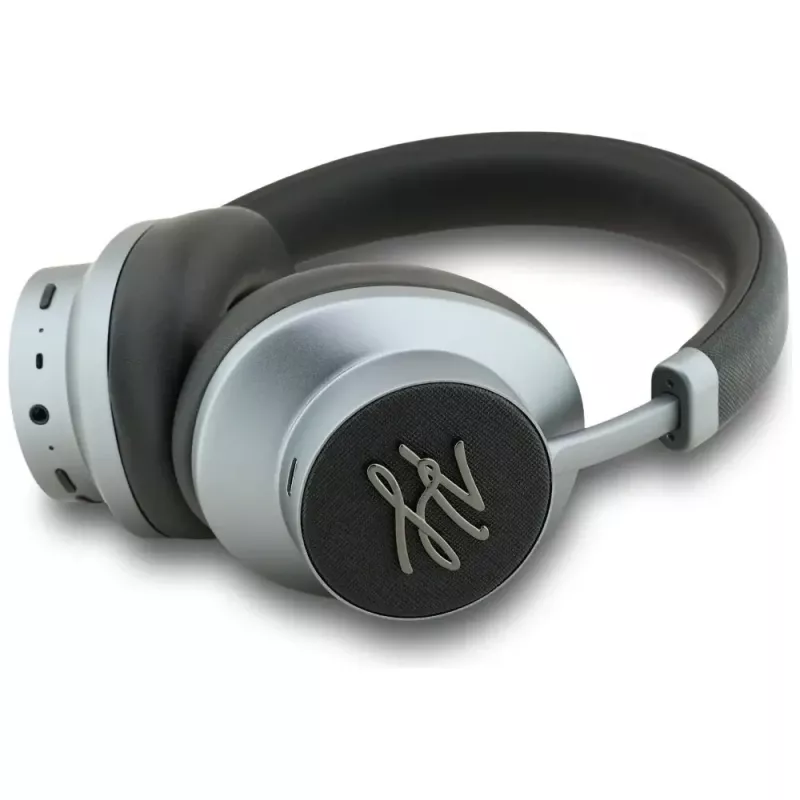Auscultadores over-ear Bluetooth ANC KARL LAGERFELD Grained Initials pretos