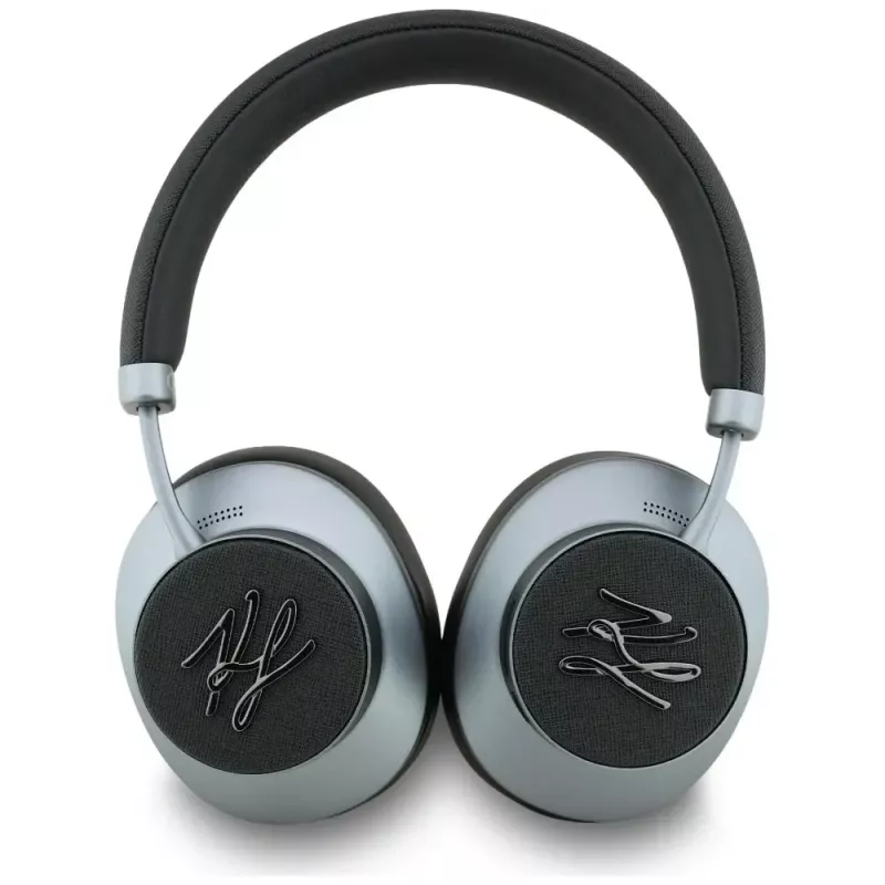 Auscultadores over-ear Bluetooth ANC KARL LAGERFELD Grained Initials pretos