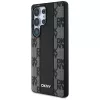 Capa MagSafe DKNY em pele Checkered Pattern para Samsung Galaxy S25 Ultra preta