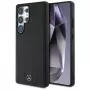 Capa MERCEDES-BENZ Mercedes Leather Debossed Lines MagSafe para Samsung Galaxy S25 Ultra preta