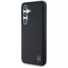 Capa MERCEDES-BENZ Mercedes Leather Horizontal Debossed Curves MagSafe para Samsung Galaxy S25 preta
