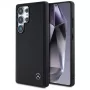 Capa MERCEDES-BENZ Mercedes Leather Horizontal Debossed Curves MagSafe para Samsung Galaxy S25 Ultra preta