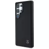 Capa MERCEDES-BENZ Mercedes Leather Horizontal Debossed Curves MagSafe para Samsung Galaxy S25 Ultra preta