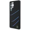 Capa MagSafe MERCEDES-BENZ Silicone Contrasted Curves para Samsung Galaxy S25 Ultra preta