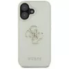 Capa traseira Guess Grained Big 4G Logo Small Classic para iPhone 16 - verde