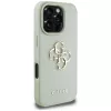 Capa traseira Guess Grained Big 4G Logo Small Classic Logo para Apple iPhone 16 Pro - verde
