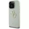 Capa traseira Guess Grained Big 4G Logo Small Classic Logo para Apple iPhone 16 Pro Max - verde