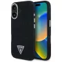 Guess Denim Triangle Logo Capa MagSafe para iPhone 16 Preto