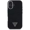 Guess Denim Triangle Logo Capa MagSafe para iPhone 16 Preto