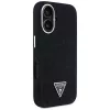 Guess Denim Triangle Logo Capa MagSafe para iPhone 16 Preto