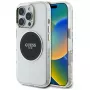 Guess IML Metal Colored Circle Classic Logo Capa MagSafe para iPhone 16 Pro (Preto)