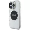 Guess IML Metal Colored Circle Classic Logo Capa MagSafe para iPhone 16 Pro (Preto)