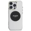 Guess IML Metal Colored Circle Classic Logo Capa MagSafe para iPhone 16 Pro (Preto)