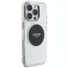 Guess IML Metal Colored Circle Classic Logo Capa MagSafe para iPhone 16 Pro (Preto)