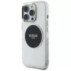 Guess IML Metal Colored Circle Classic Logo Capa MagSafe para iPhone 16 Pro Max (Preto)