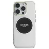 Guess IML Metal Colored Circle Classic Logo Capa MagSafe para iPhone 16 Pro Max (Preto)