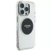 Guess IML Metal Colored Circle Classic Logo Capa MagSafe para iPhone 16 Pro Max (Preto)