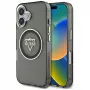 Guess IML Metal Mountain Logo Capa MagSafe para iPhone 16 (Preto)
