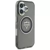 Guess IML Metal Mountain Logo Capa MagSafe para iPhone 16 (Preto)