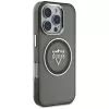 Guess IML Metal Mountain Logo Capa MagSafe para iPhone 16 Pro Max (Preto)