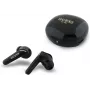 Guess Flat Classic Logo Electroplated TWS Earbuds com estojo de carregamento (Preto)