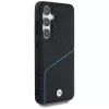 BMW Leder-TEXTURED e liso MagSafe Case para Samsung Galaxy S25 preto