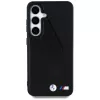 BMW Leather Oversized Stripes MagSafe Case para Samsung Galaxy S25 preto