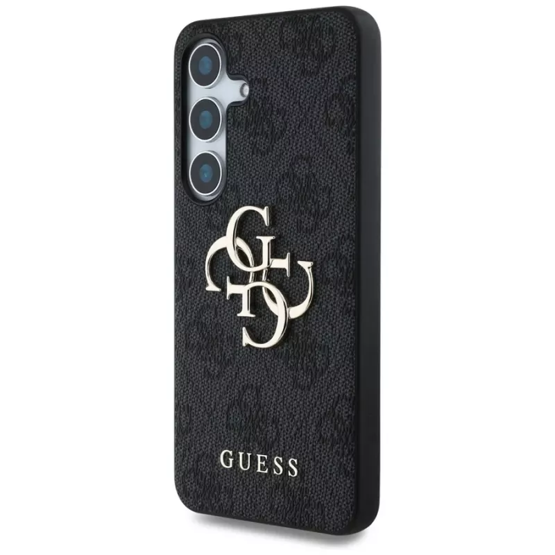 Guess Big 4G Logo Classic Logo Case para Samsung Galaxy S25 (preto)