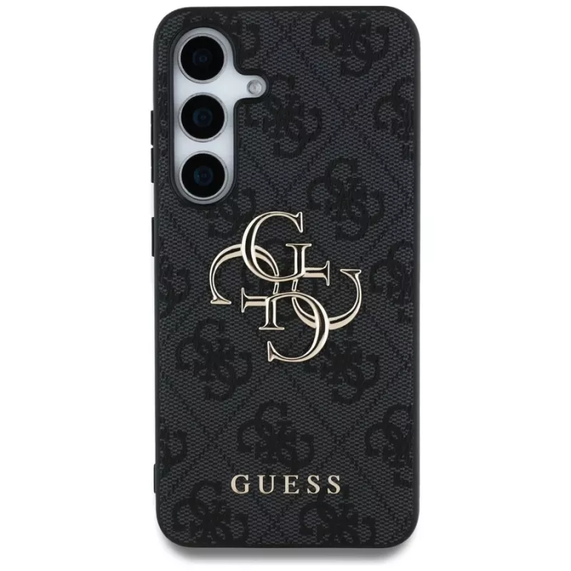 Guess Big 4G Logo Classic Logo Case para Samsung Galaxy S25 (preto)