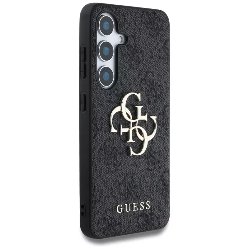 Guess Big 4G Logo Classic Logo Case para Samsung Galaxy S25 (preto)